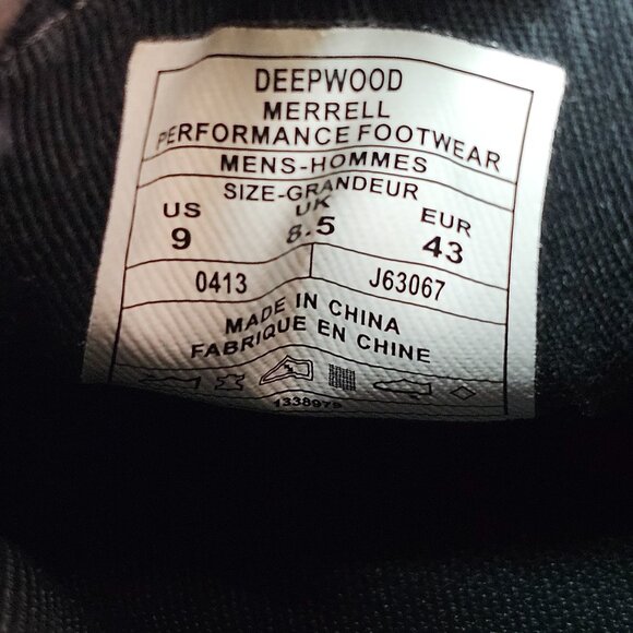 Merrell Olmec Deepwood Leather Cushioned Slip-On Brown Shoes Men’s Size 9 main image 8
